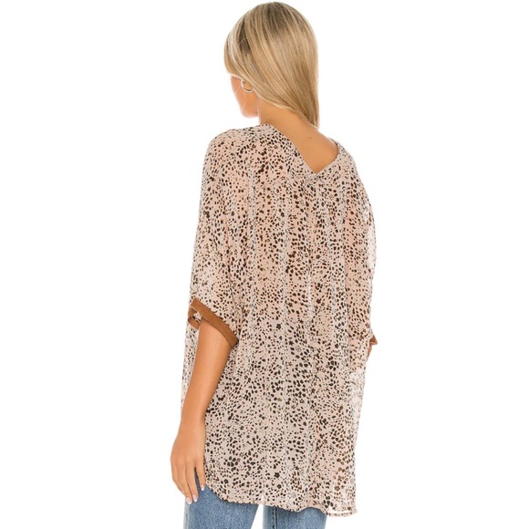 NWT Free People Sleepin In Top in Animal Print - Picture 3 of 6